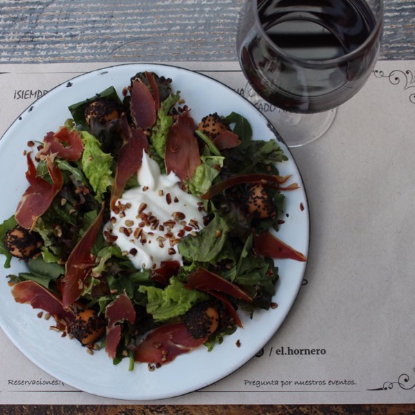 Ensalada de la carta de El Hornero